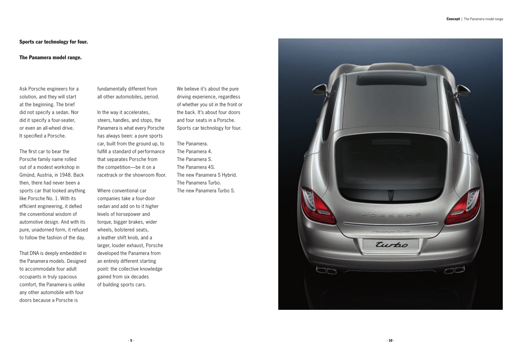 2012 Porsche Panamera Brochure Page 27
